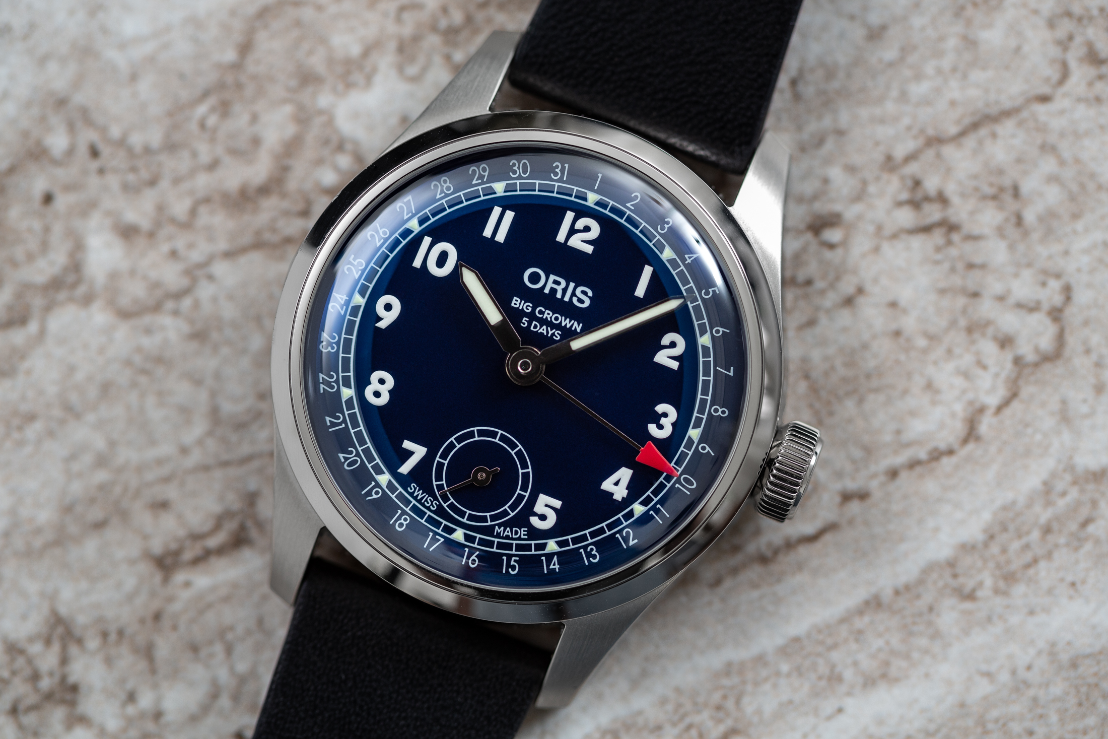 An Oris BC 403 on a table