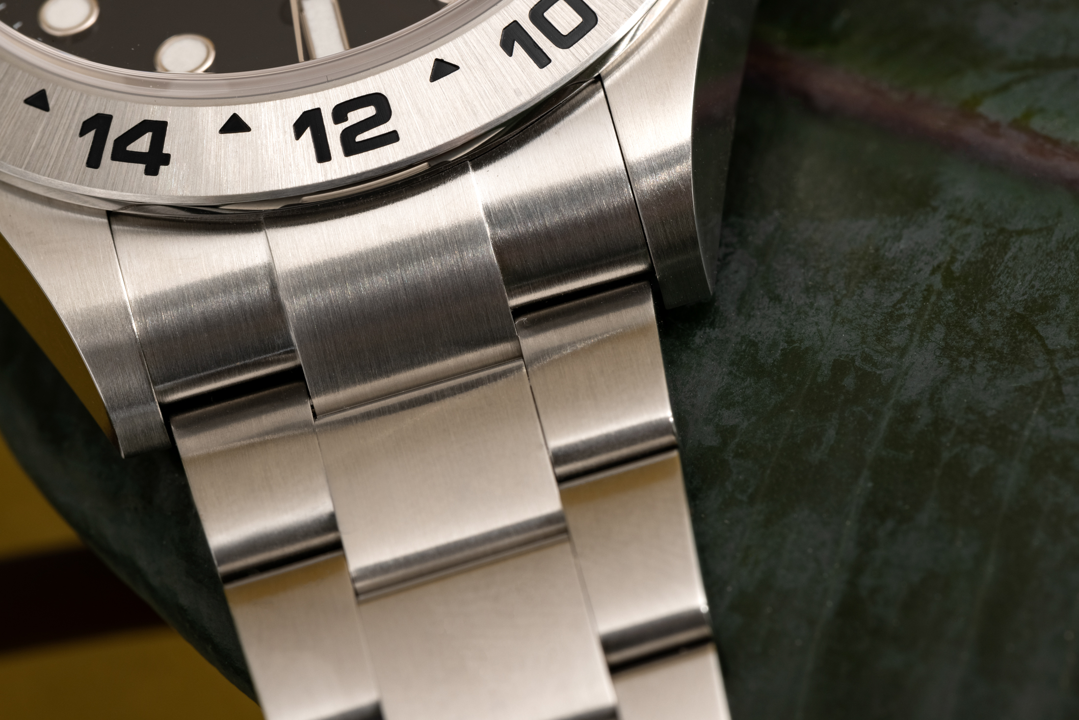 Detail of a Rolex Explorer