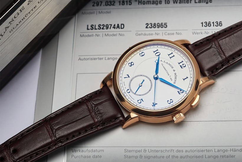 Homage to Walter Lange in gold