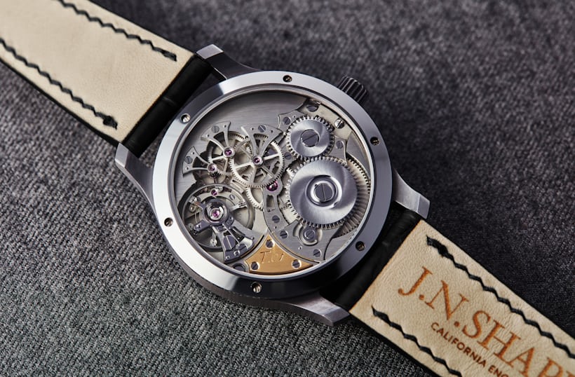view of the open caseback