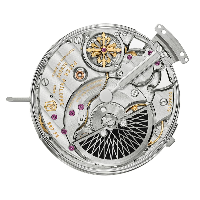 The movement of the Patek Philippe Ref. 5750 Advanced Research Projects Minute Repeater