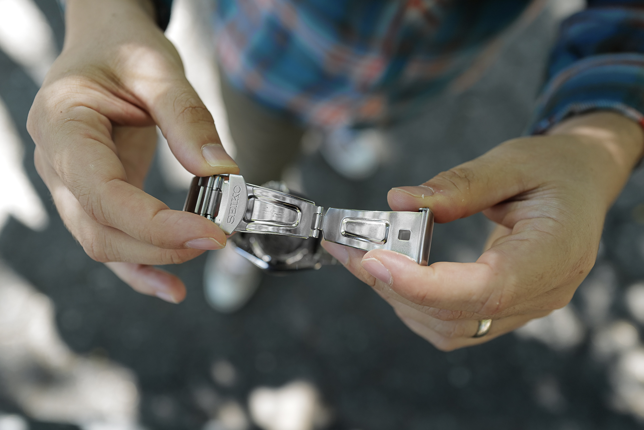 Seiko bracelet clasp