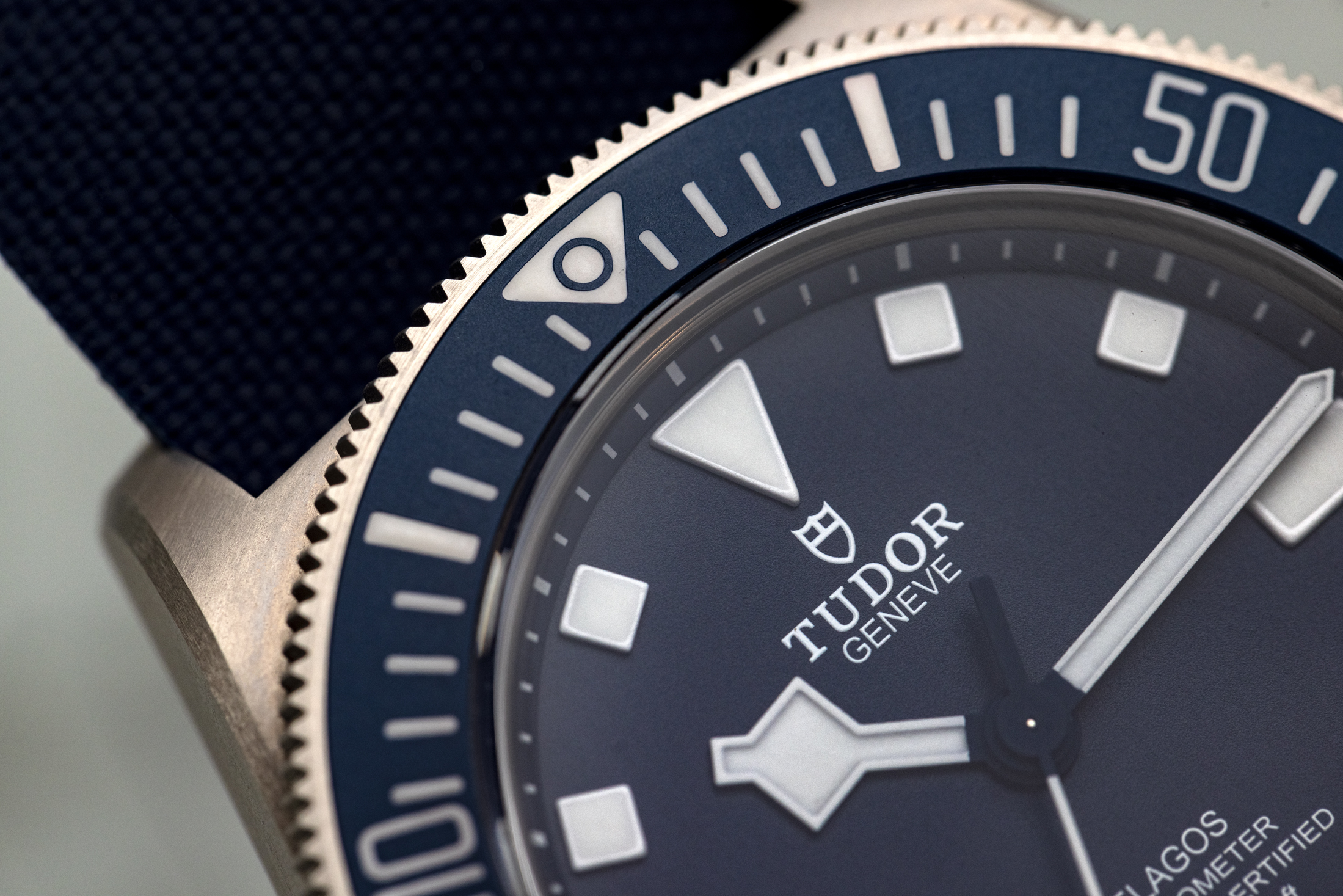 Tudor Pelagos FXD dial closeup