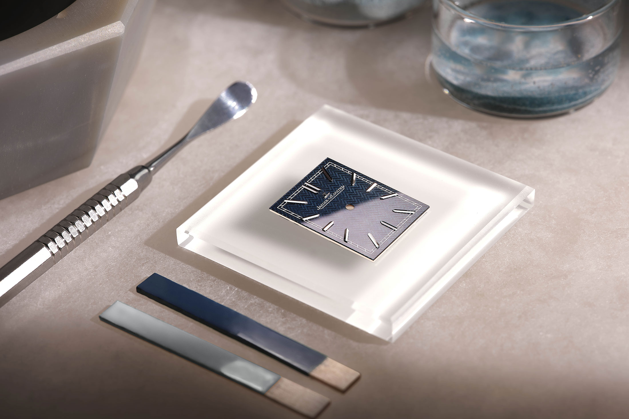 The dial of a Reverso