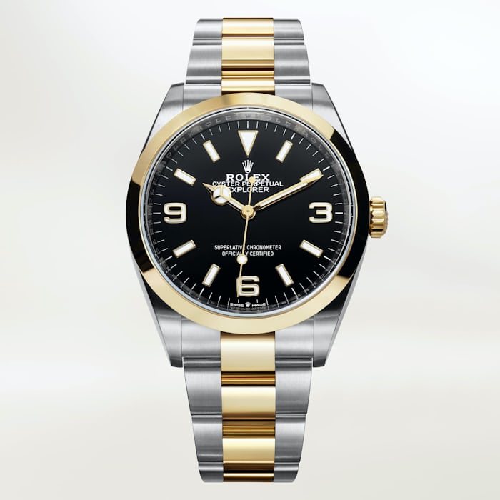 Rolex Two-Tone Explorer watch