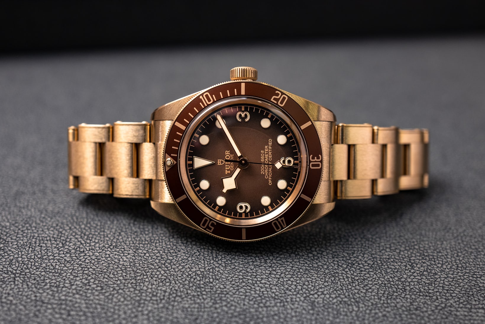 A Tudor Bronze Black Bay watch 