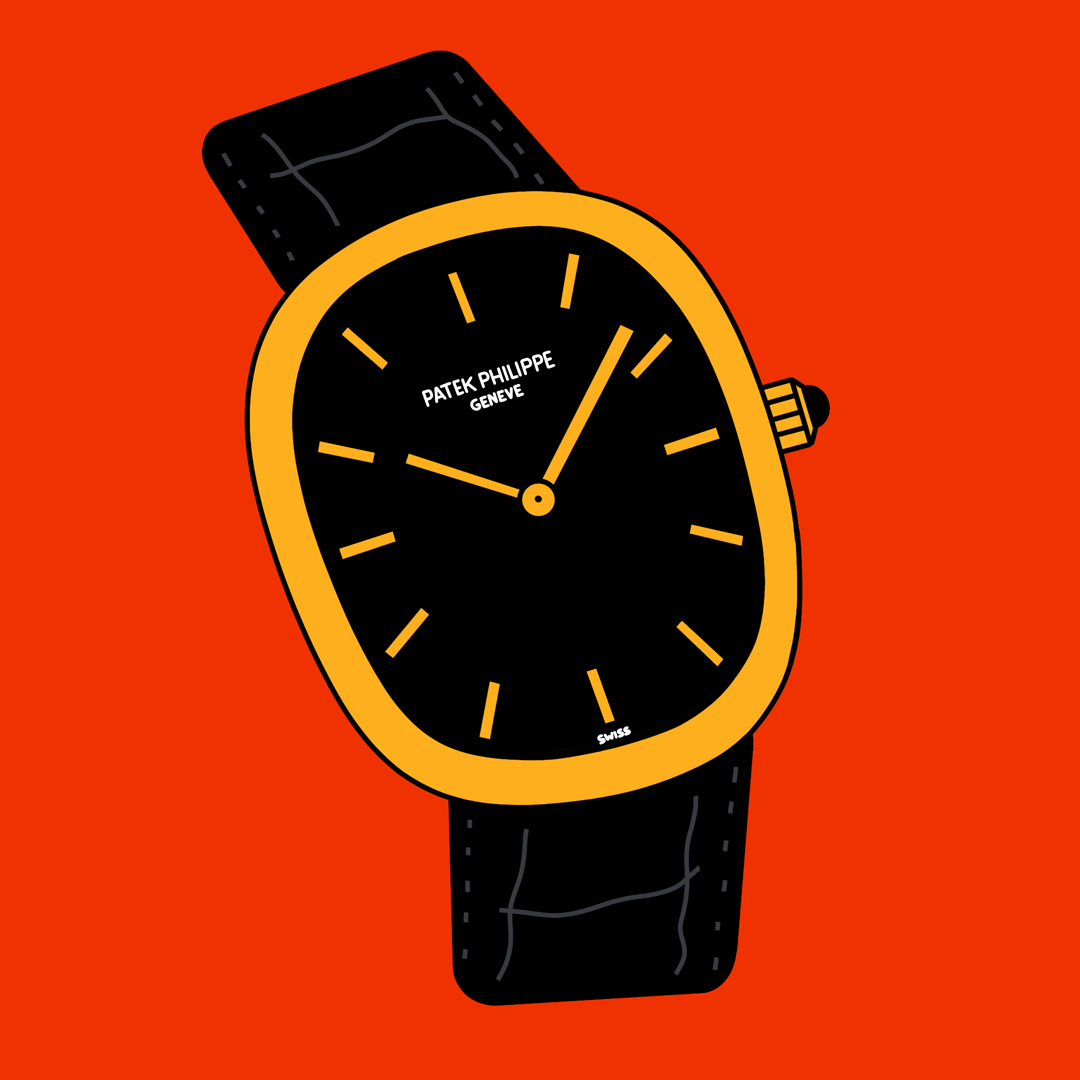 An illustration of a Patek Philippe watch 