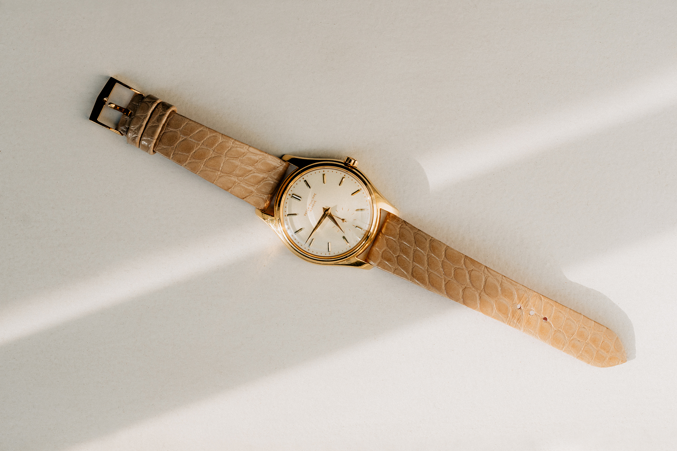 Yellow gold Patek watch 