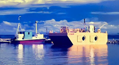 La Chalupa on the surface