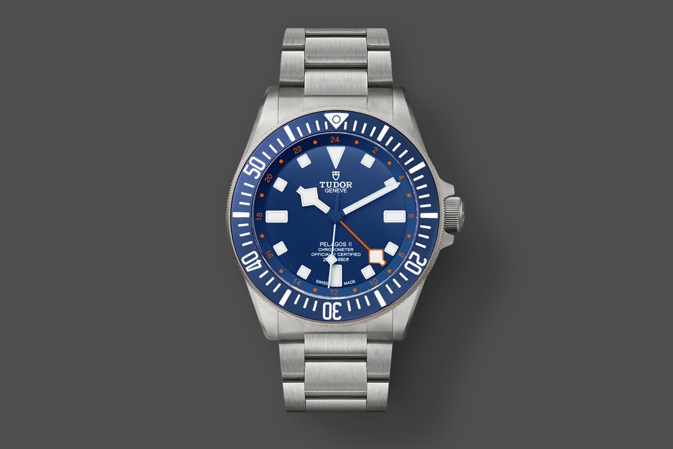A rendering of a Tudor Pelagos GMT