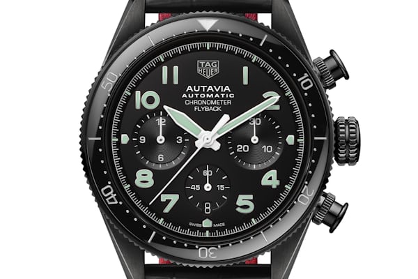 A soldier image of the TAG Heuer Autavia Chronograph Flyback. 
