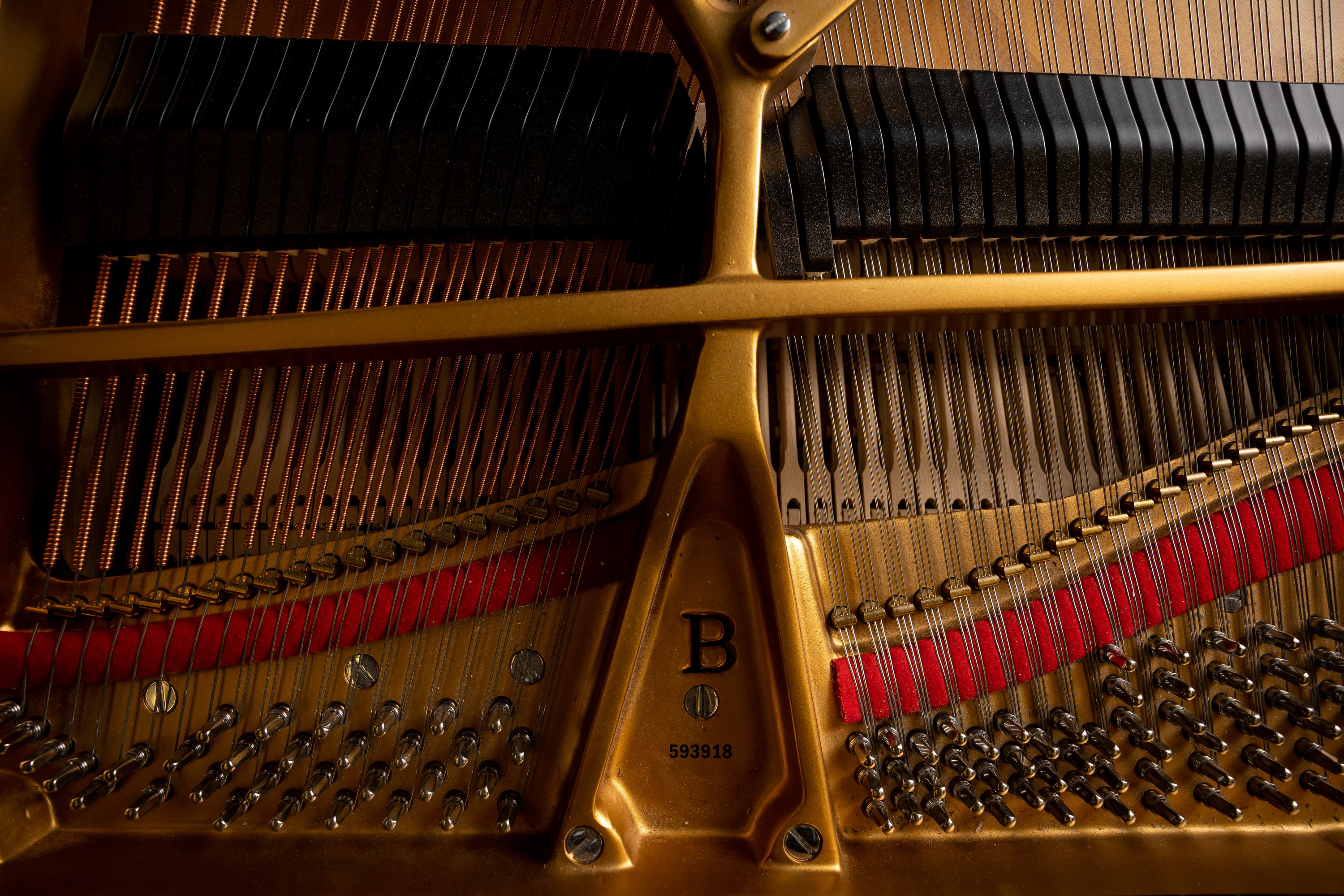 inside a piano
