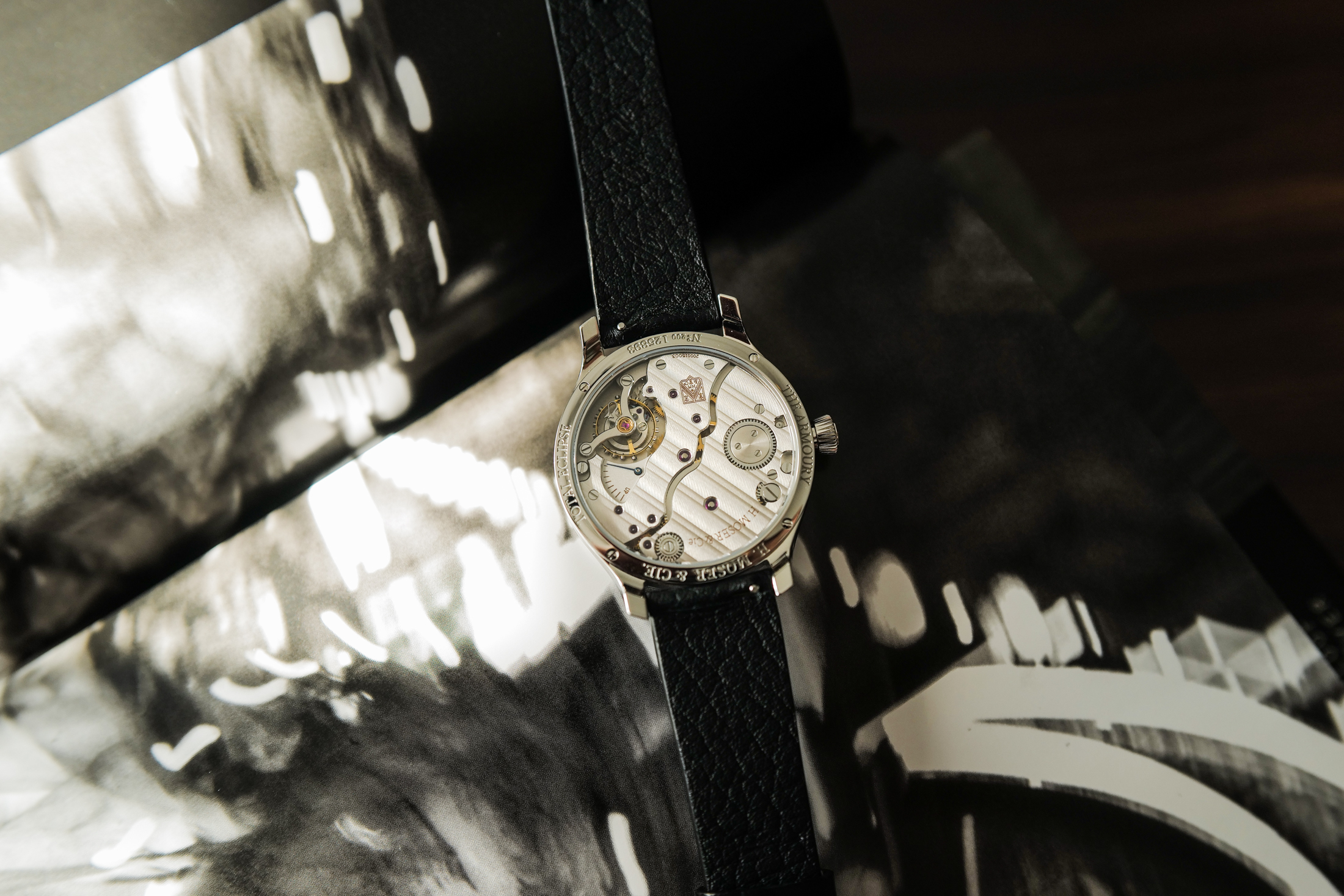 H. Moser x The Armoury Endeavour Small Seconds Total Eclipse HMC 327 movement