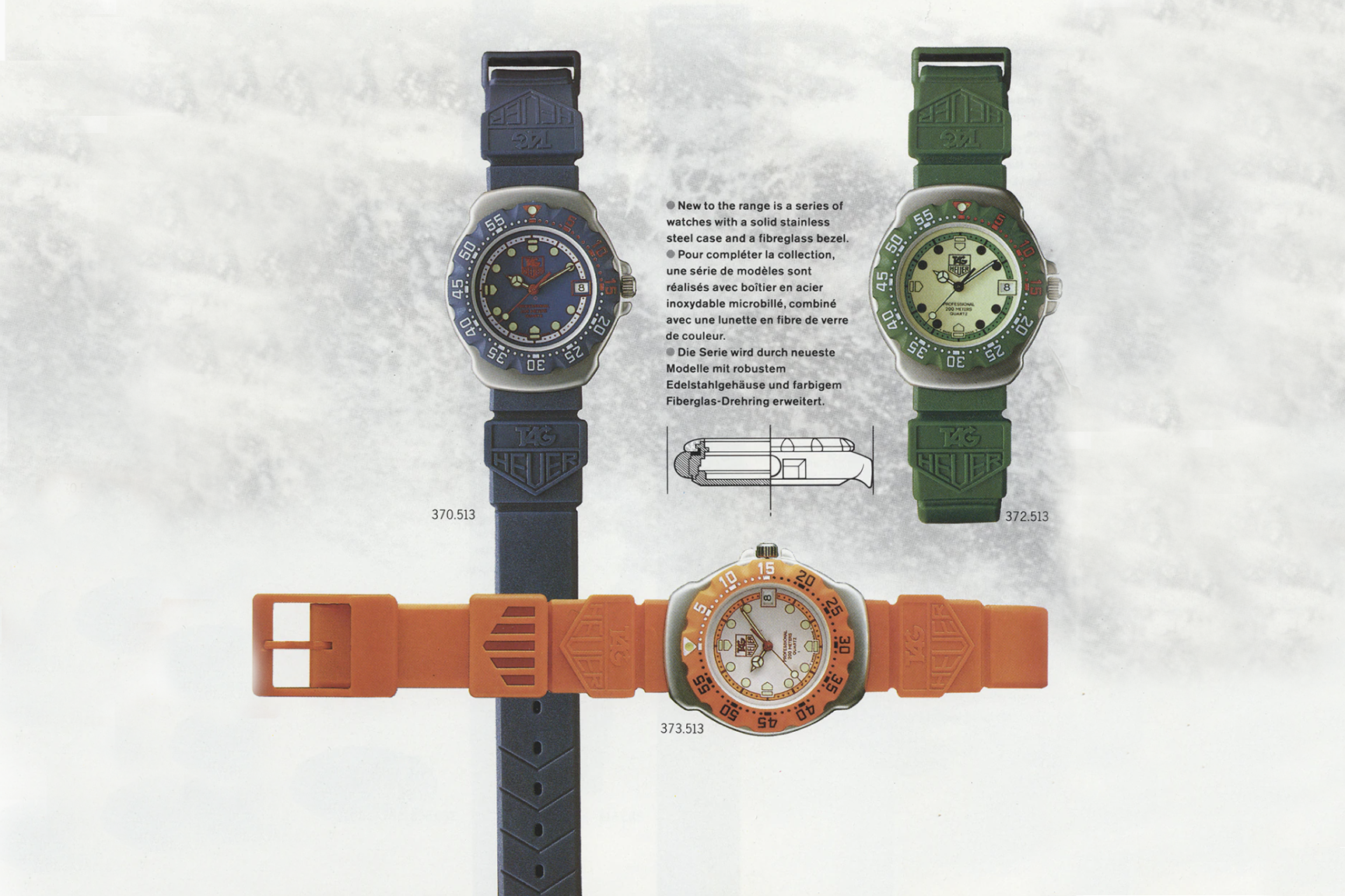 1980s TAG Heuer Formula One Advertisement