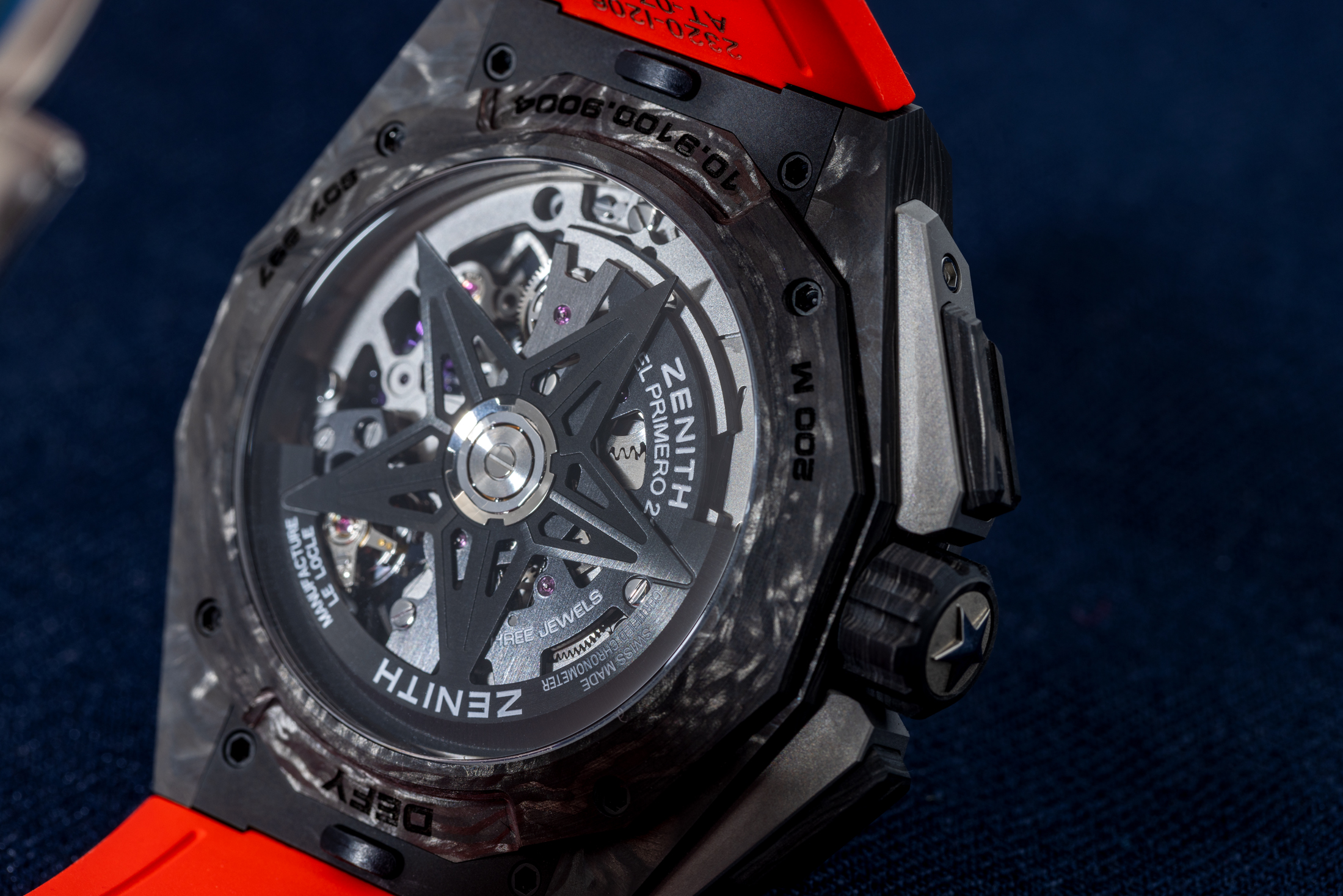 caseback and movement