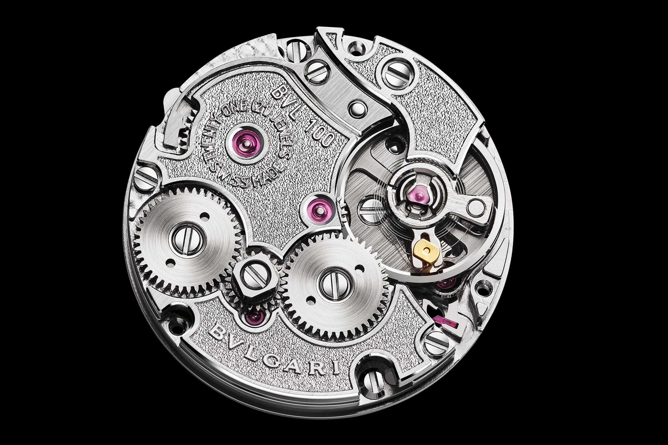 Caliber BVL 100, movement side