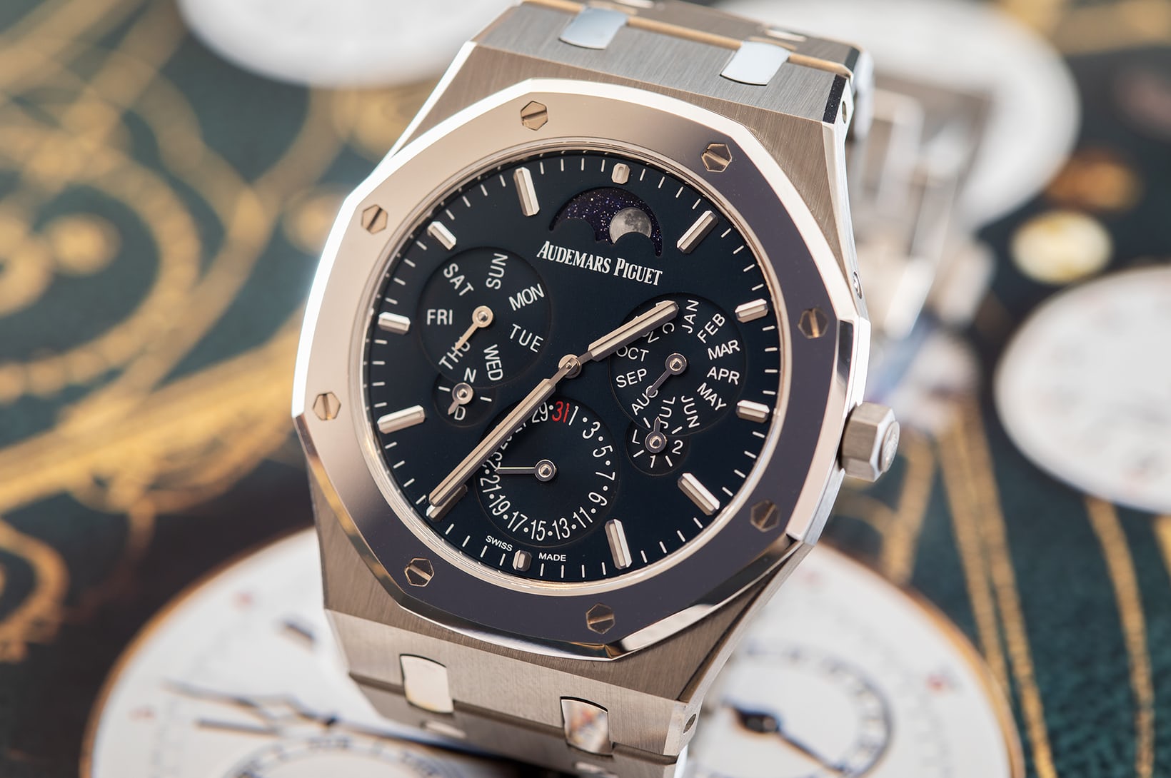 the 2019  Audemars Piguet Royal Oak Selfwinding Perpetual Calendar Ultra-Thin