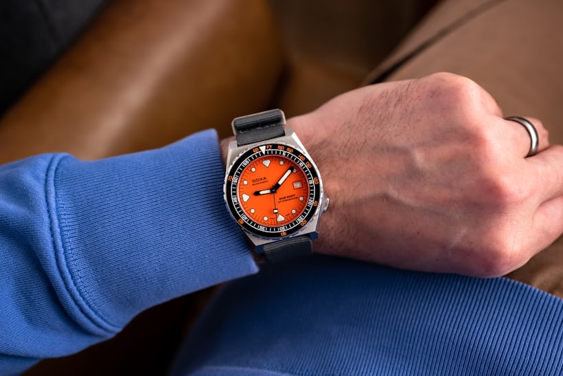 The 600T Professional on a NATO on the author's wrist. 