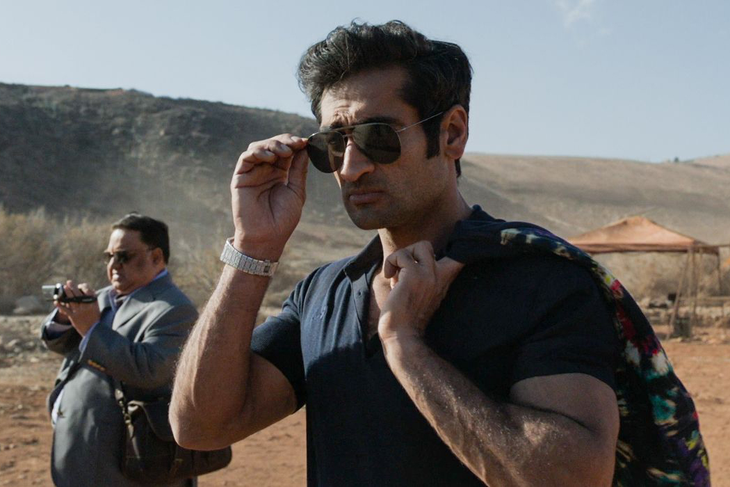 Kumail Nanjiani wearing an AP Royal Oak chrono in 'Eternals'