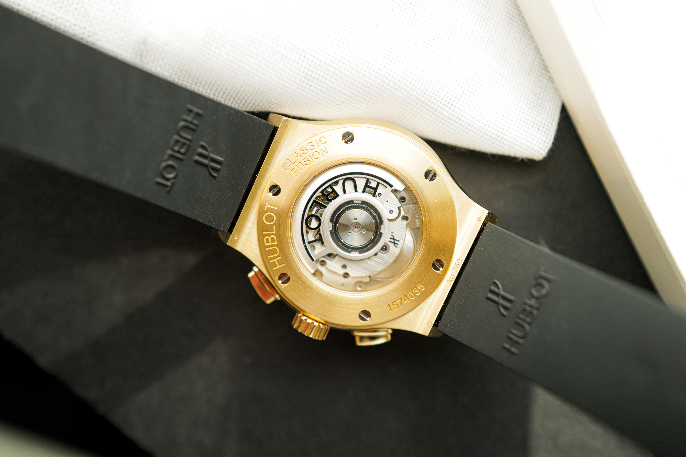 Hublot Classic Fusion Chronograph caseback