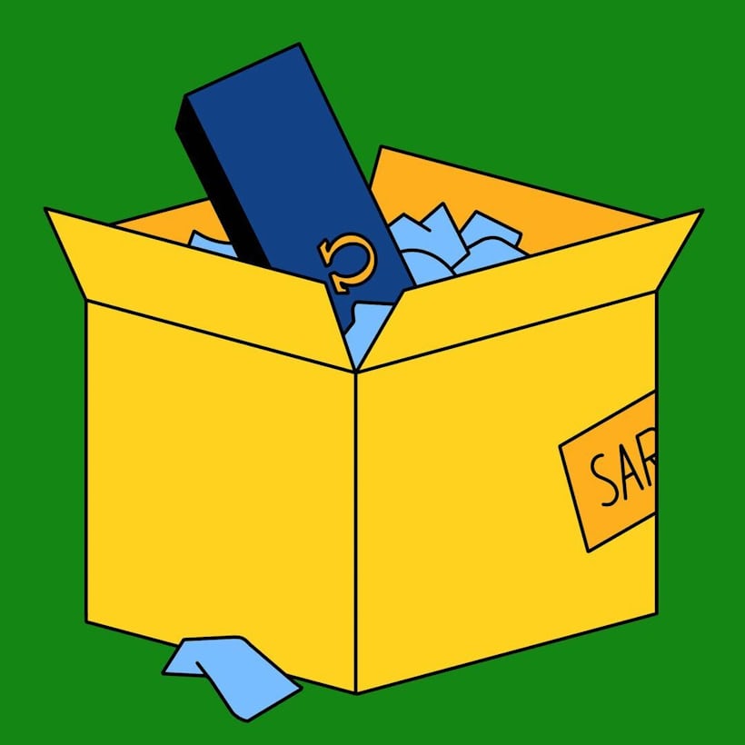 An illustration of a box