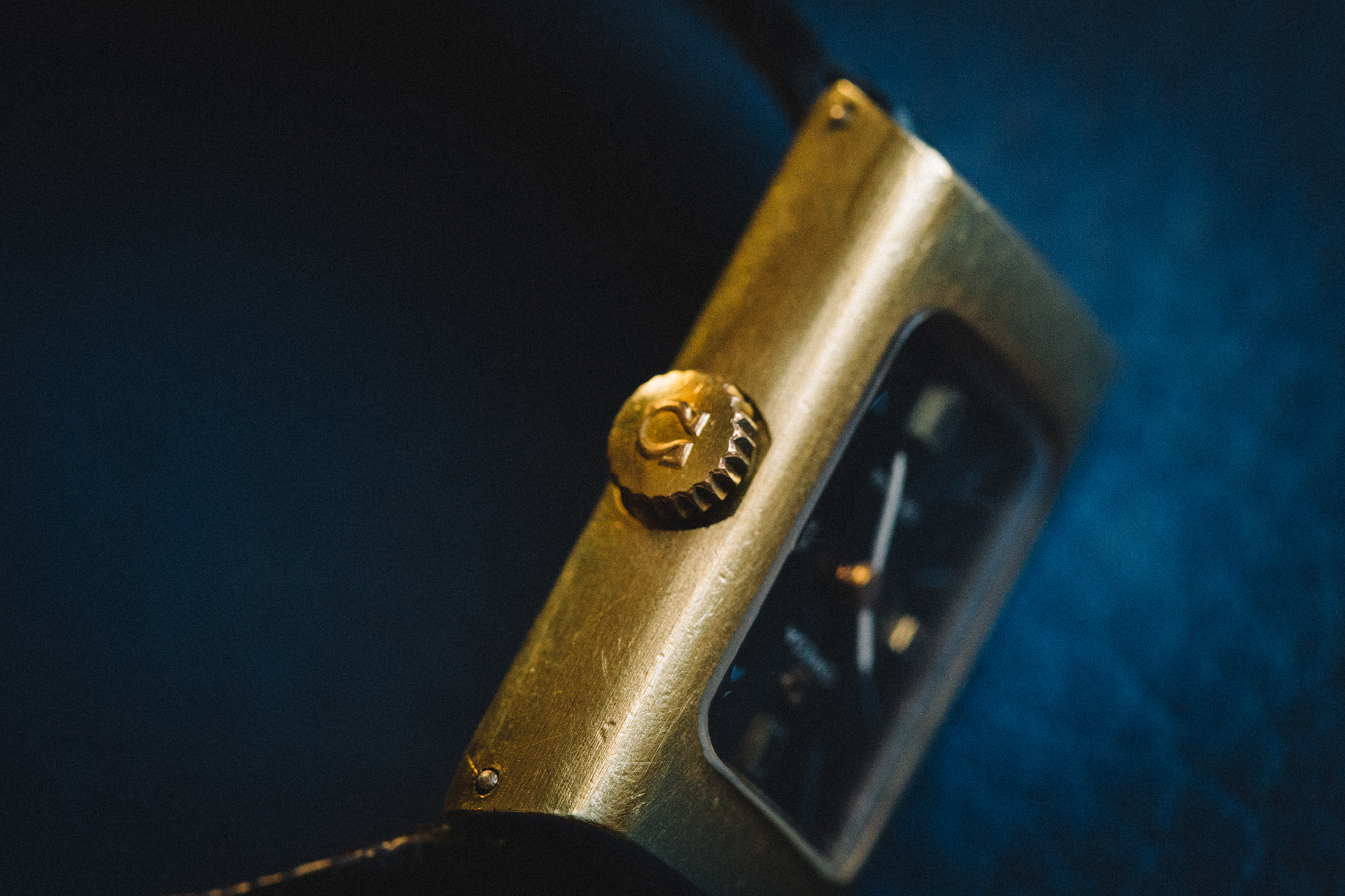 The crown of an Omega De Ville