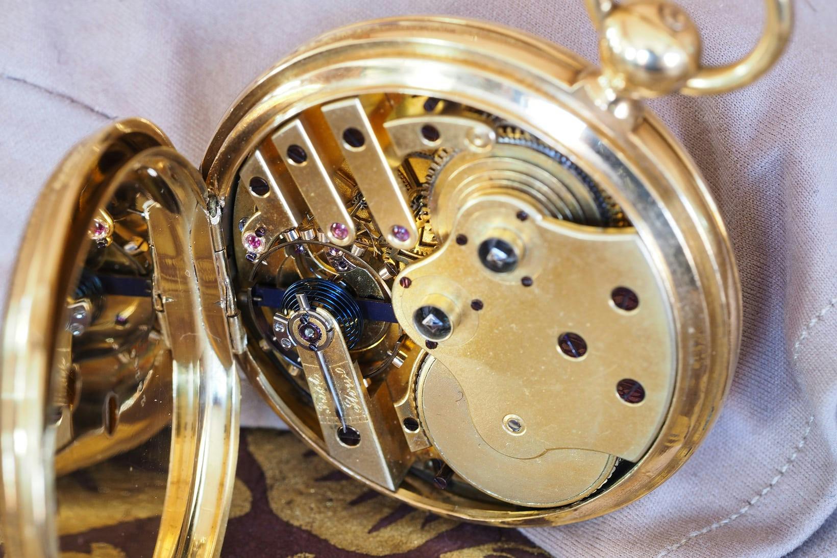 Movement, Girard-Perregaux pocket chronometer, 1860. 