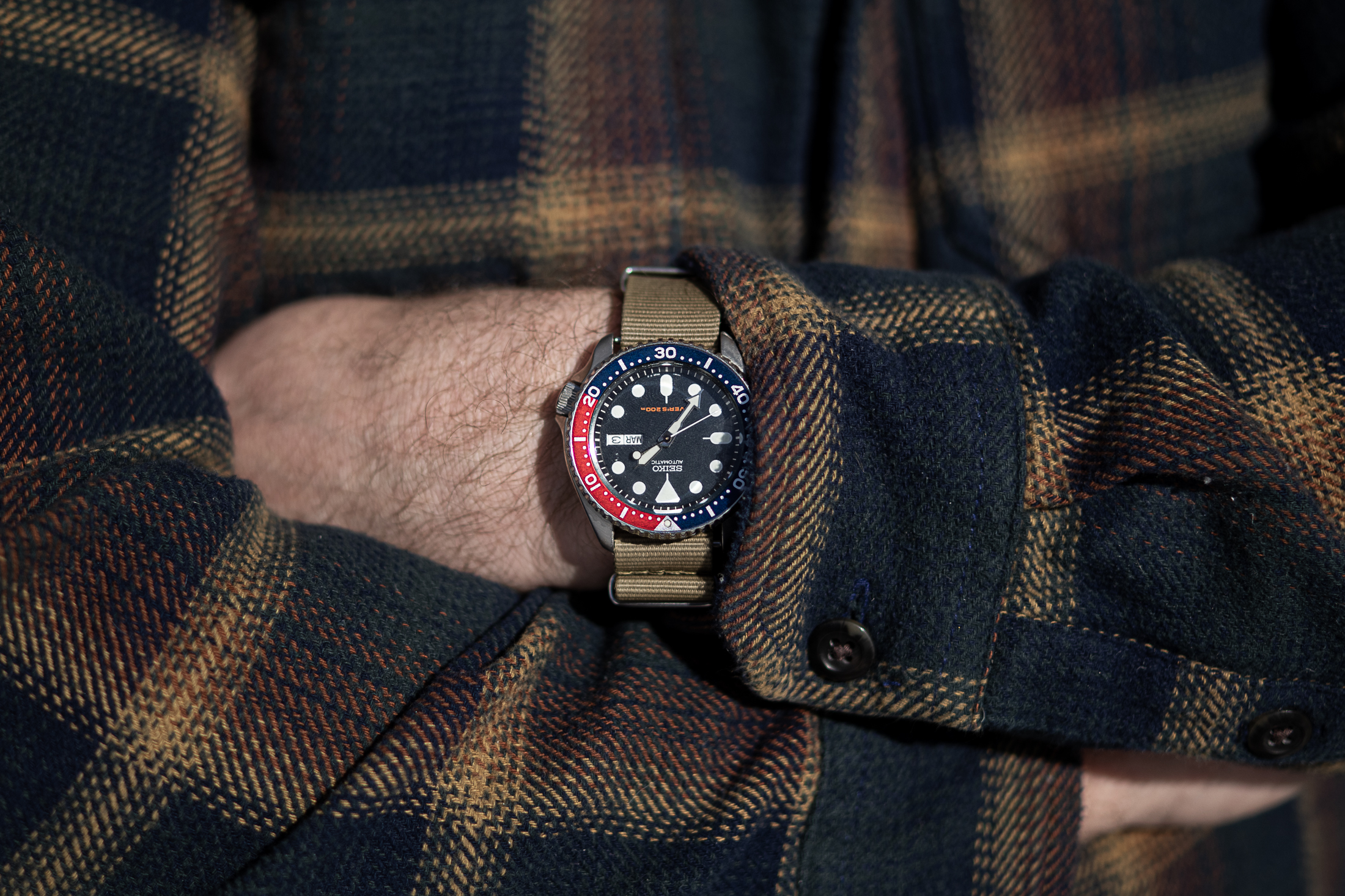 Seiko SKX009 On Wrist
