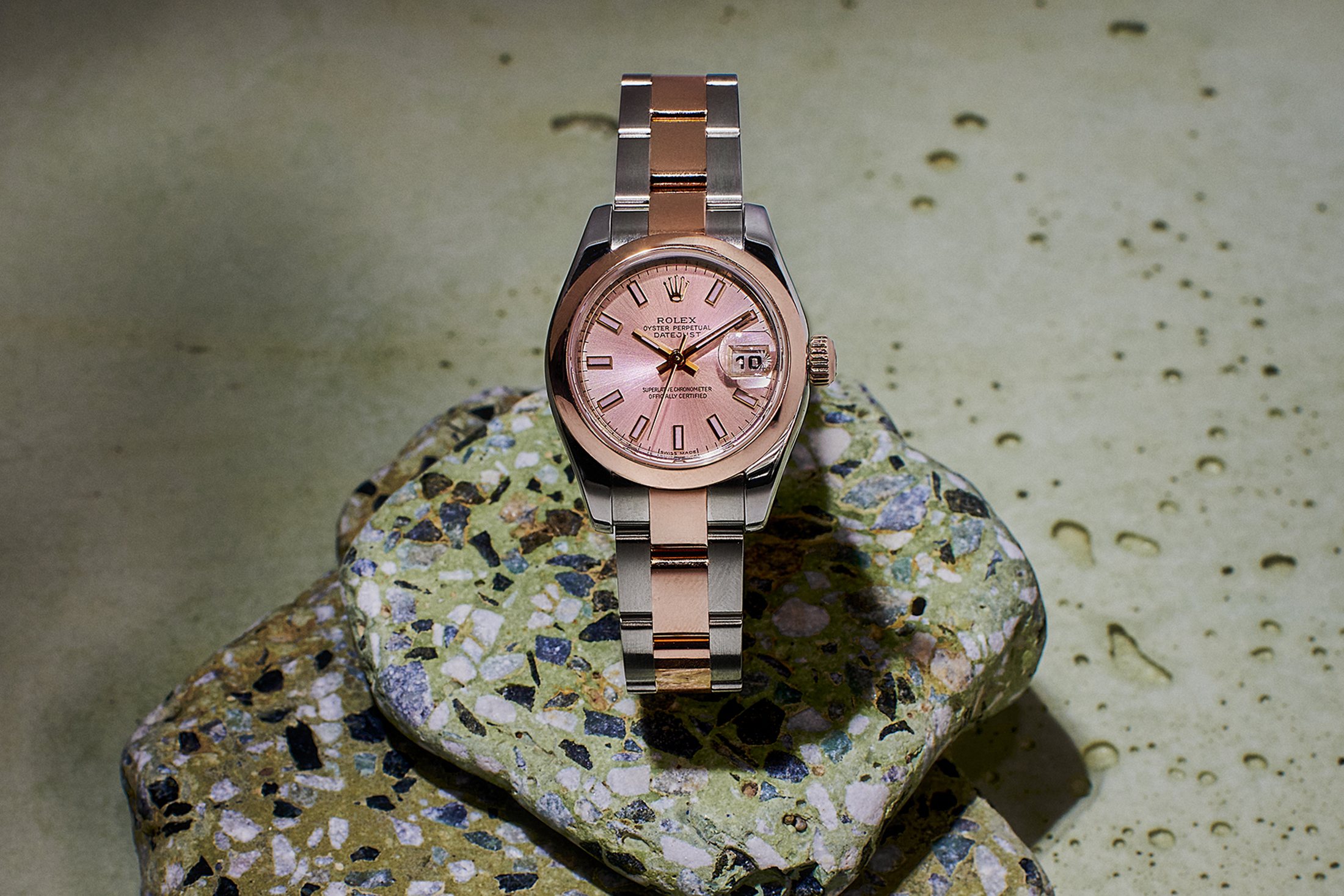 A Rolex Two-Tone Datejust watch