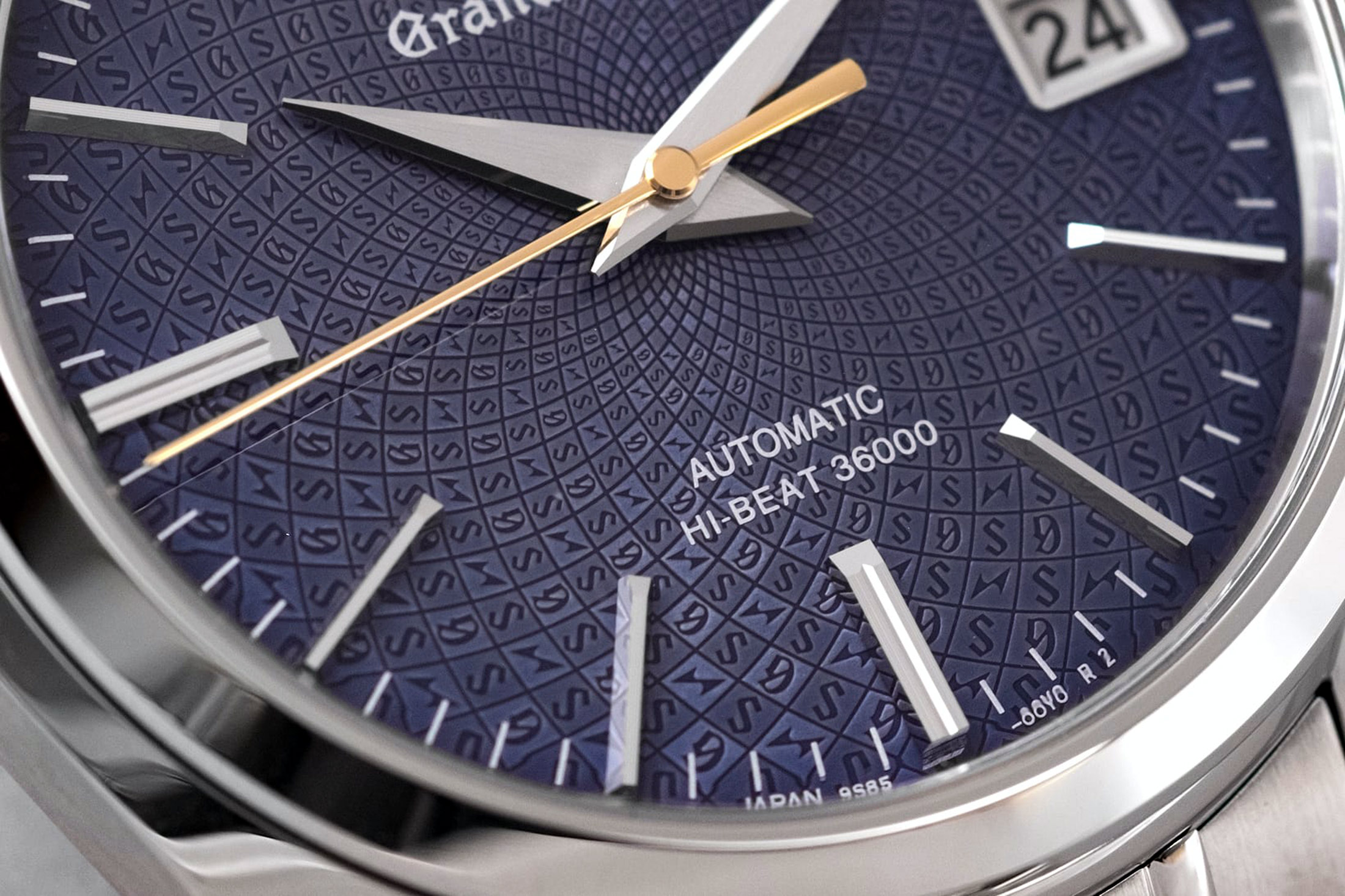 dial closeup, Grand Seiko SBGH 267 Hi Beat, for the 20th anniversary of the caliber 9S