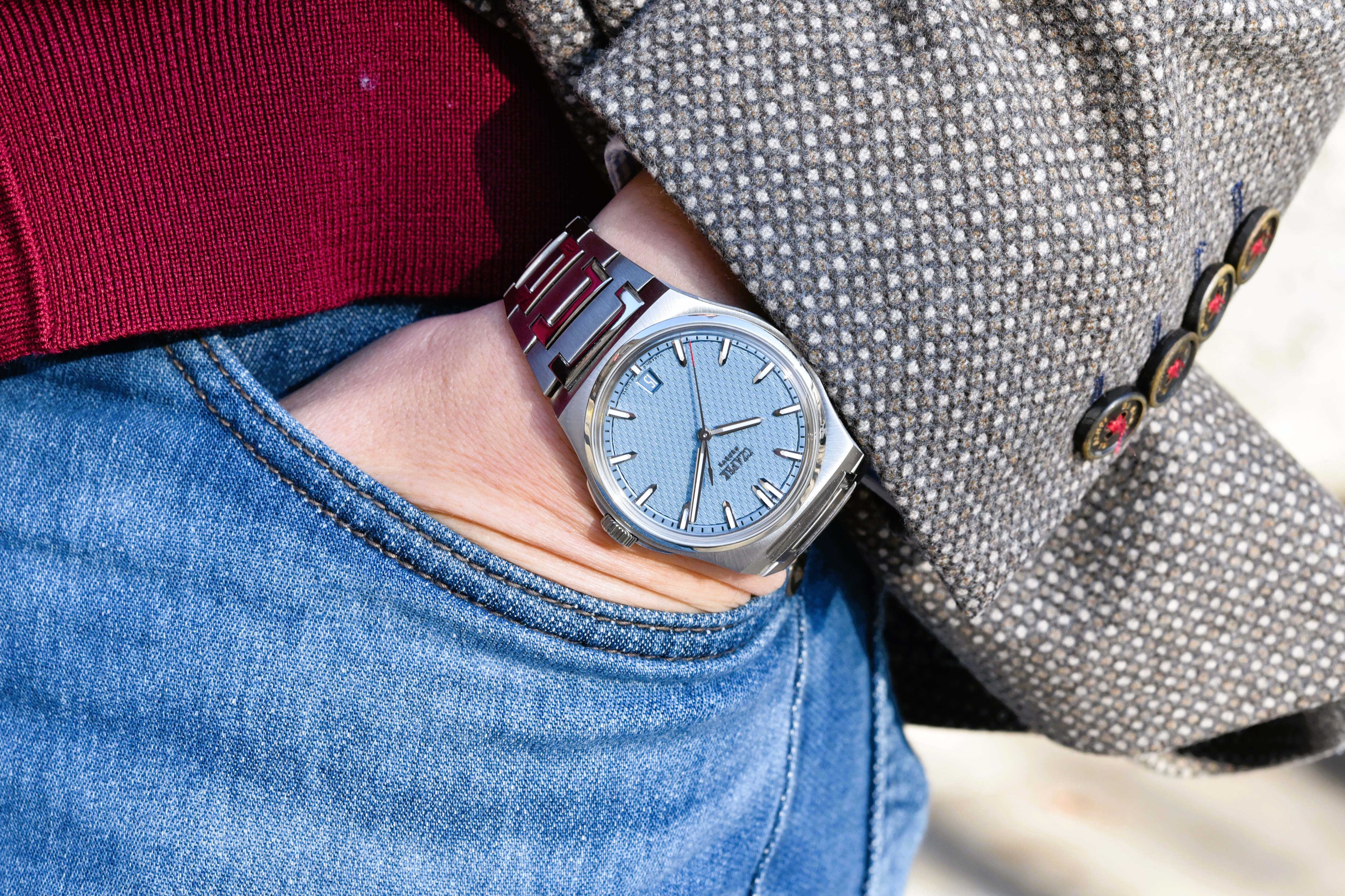 The Czapek Antarctique Passage de Drake with glacier blue dial