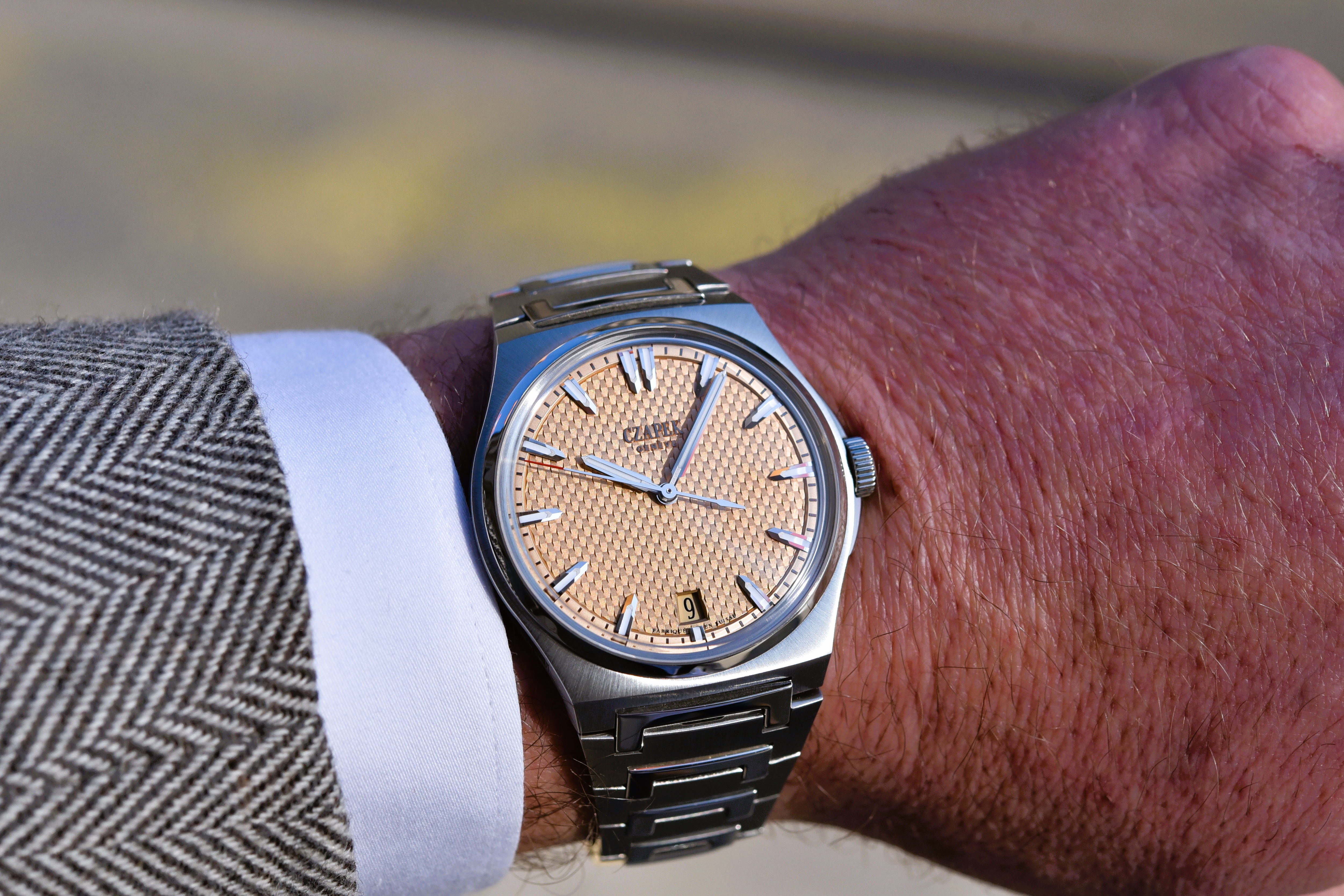 The Czapek Antarctique Passage de Drake with salmon dial