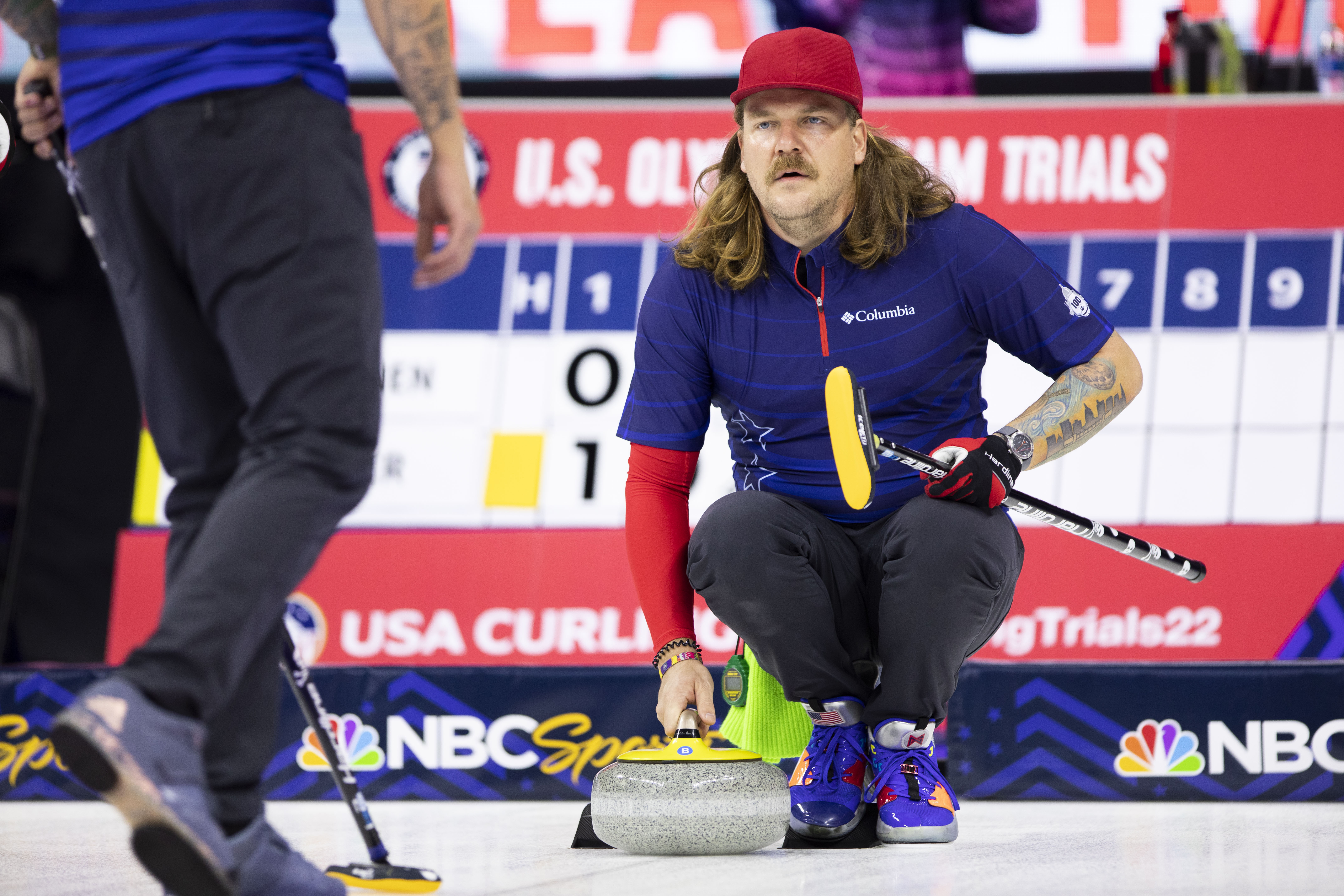 Olympians curling