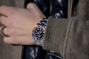 Rolex Pepsi GMT- Master II watch on a wrist 