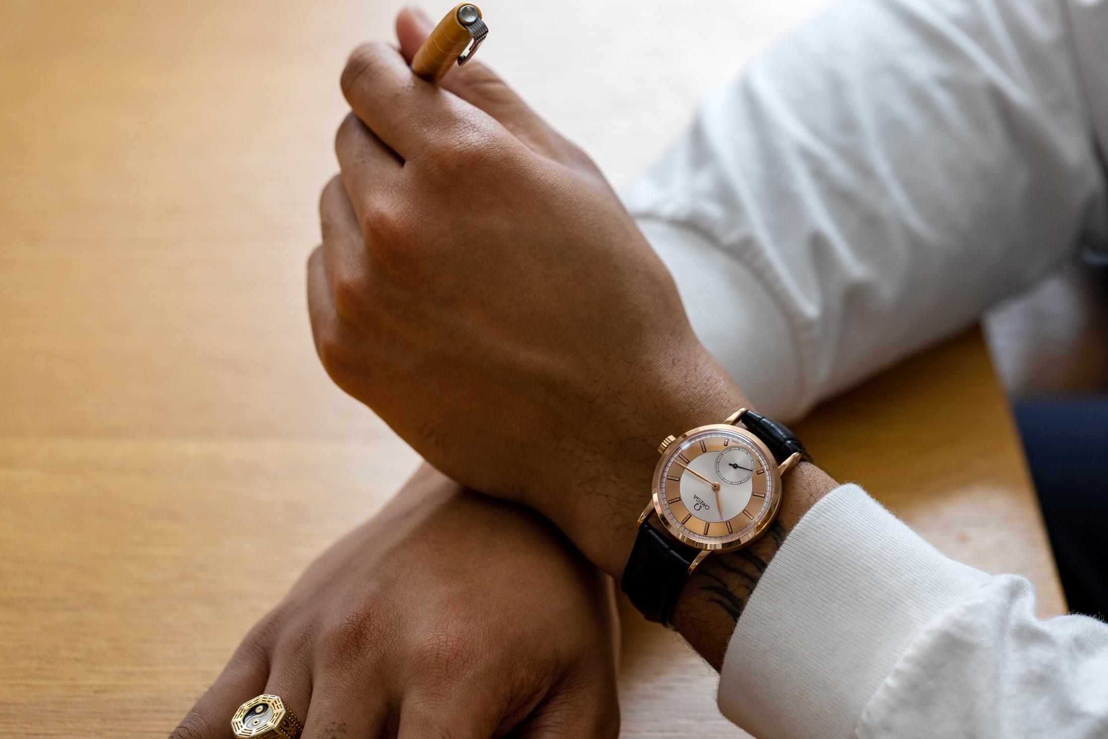 Omega 1884 Anniversary Limited Edition on the wrist