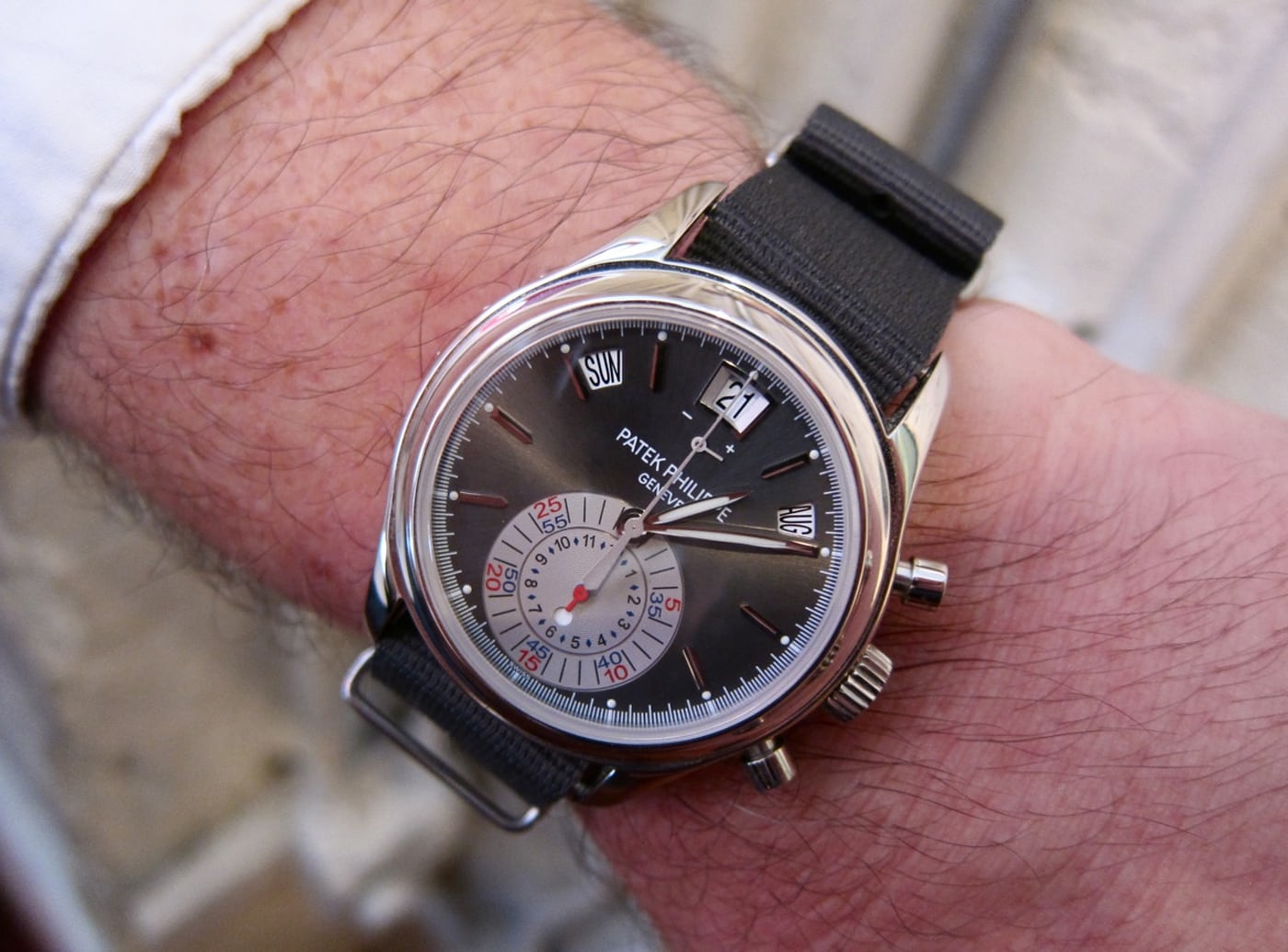 Patek 5960 on NATO strap
