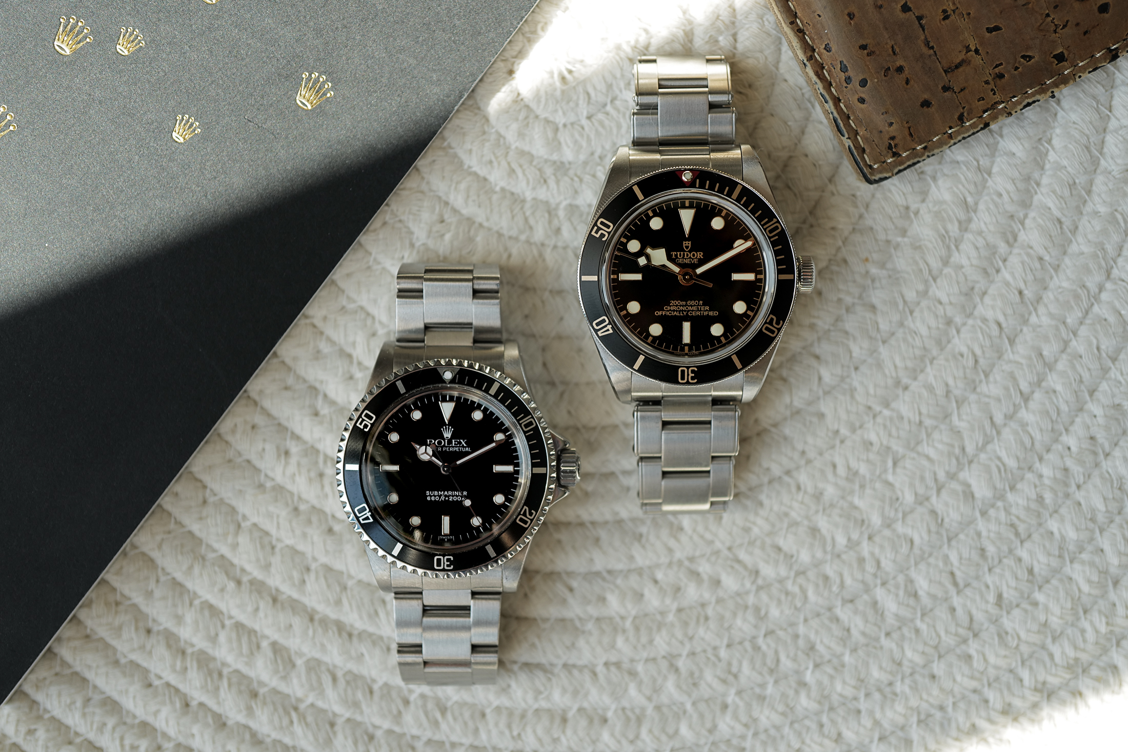 Tudor Black Bay 58 and Rolex Submariner