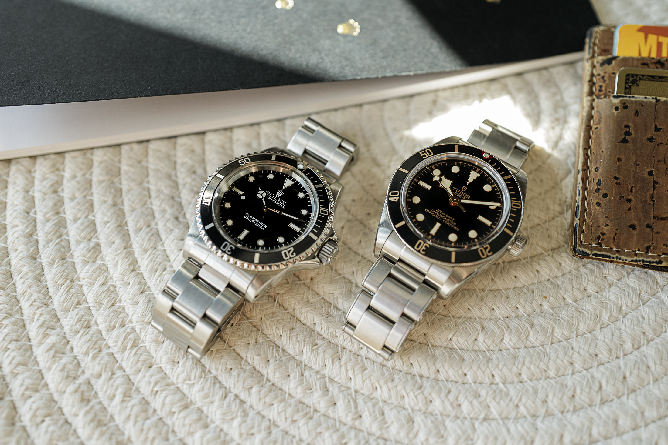 Tudor Black Bay 58 and Rolex Submariner