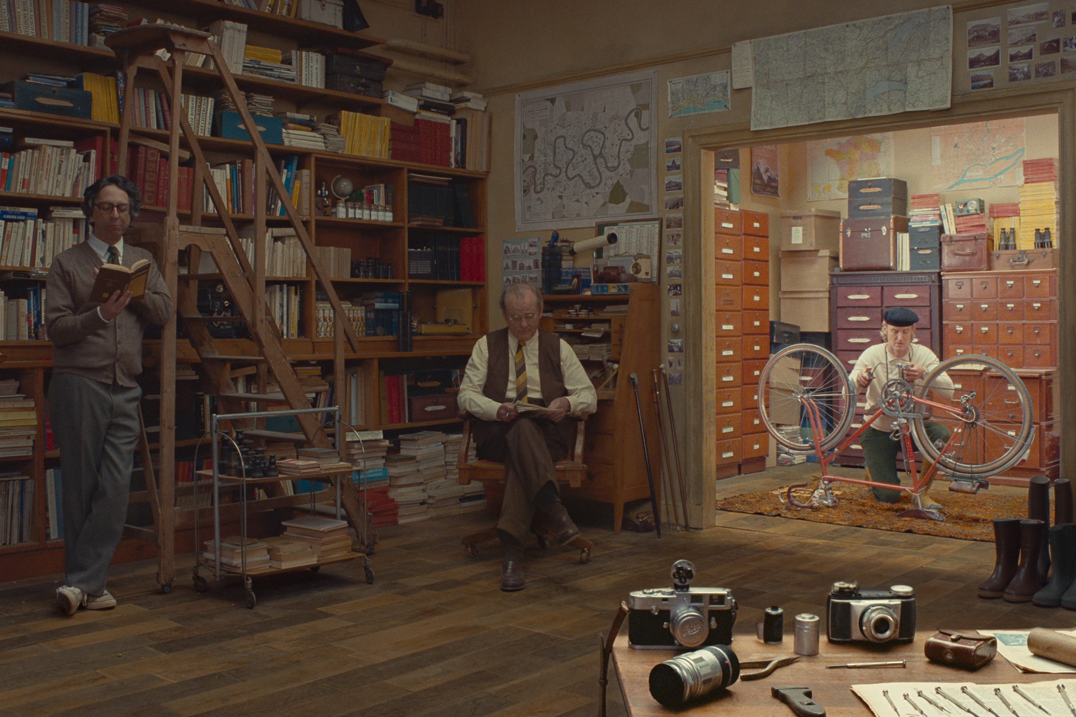 Owen Wilson and Bill Murray in The French Dispatch