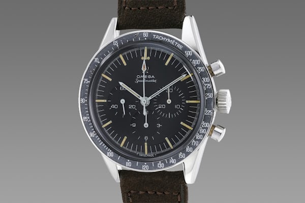 Similar pre-moon Omega Speedmaster to the watch used in The French Dispatch