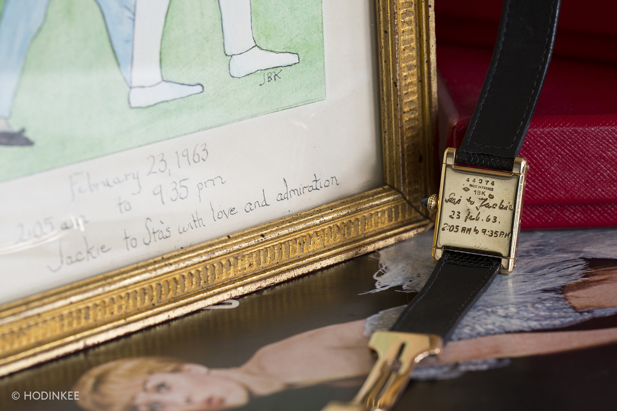 Jacqueline Kennedy watch inscription