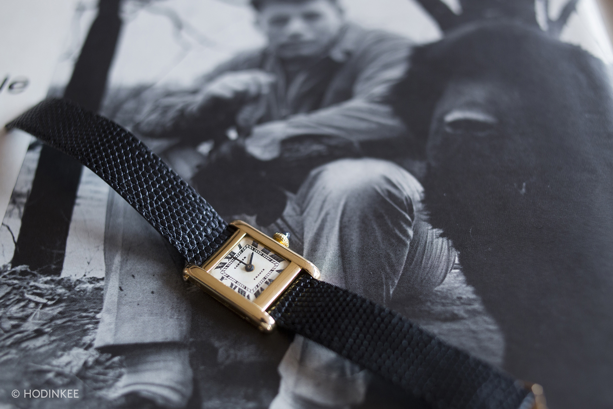 Jacqueline Kennedy Cartier Tank with JFK portrait