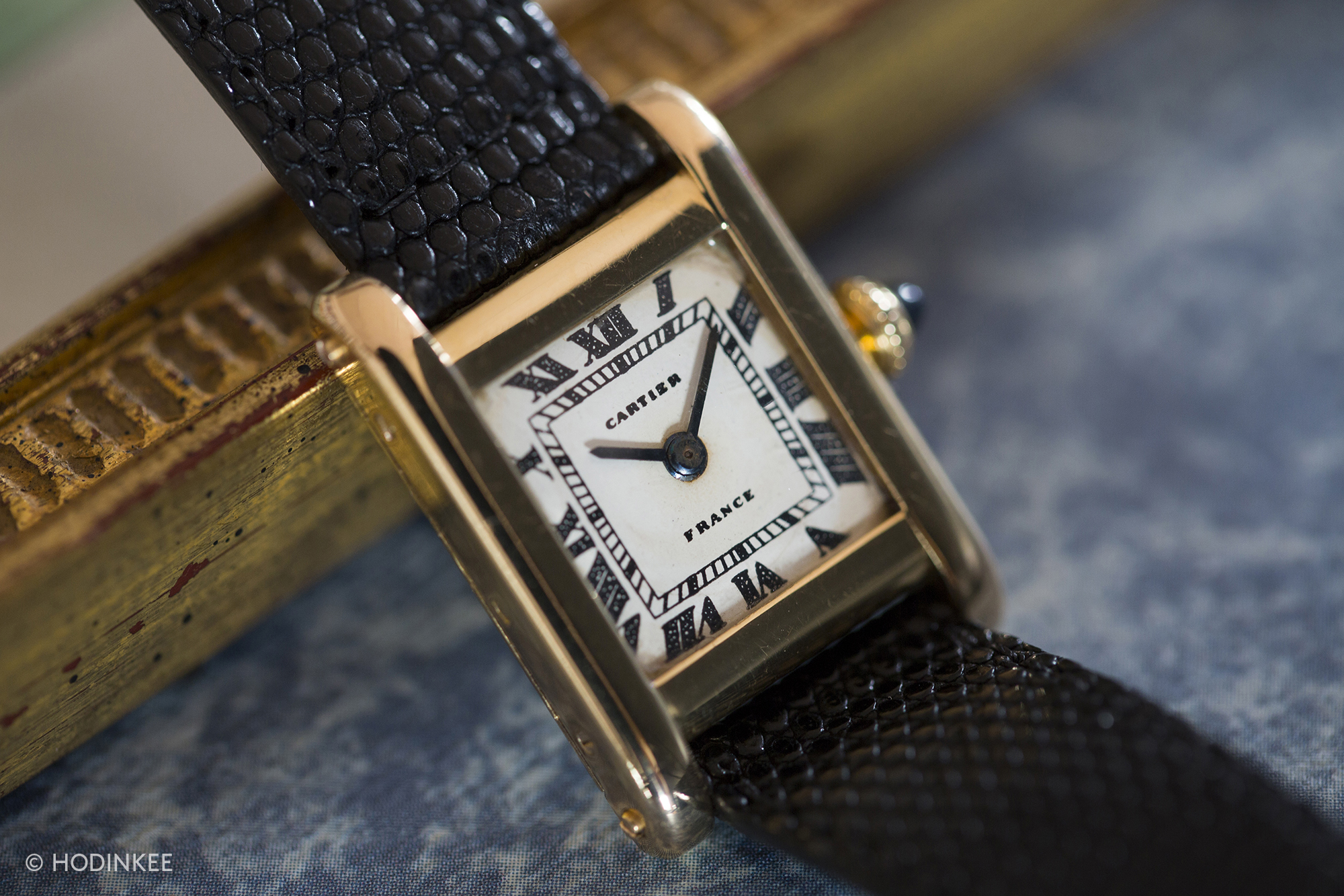 Jacqueline Kennedy Cartier Tank Closeup