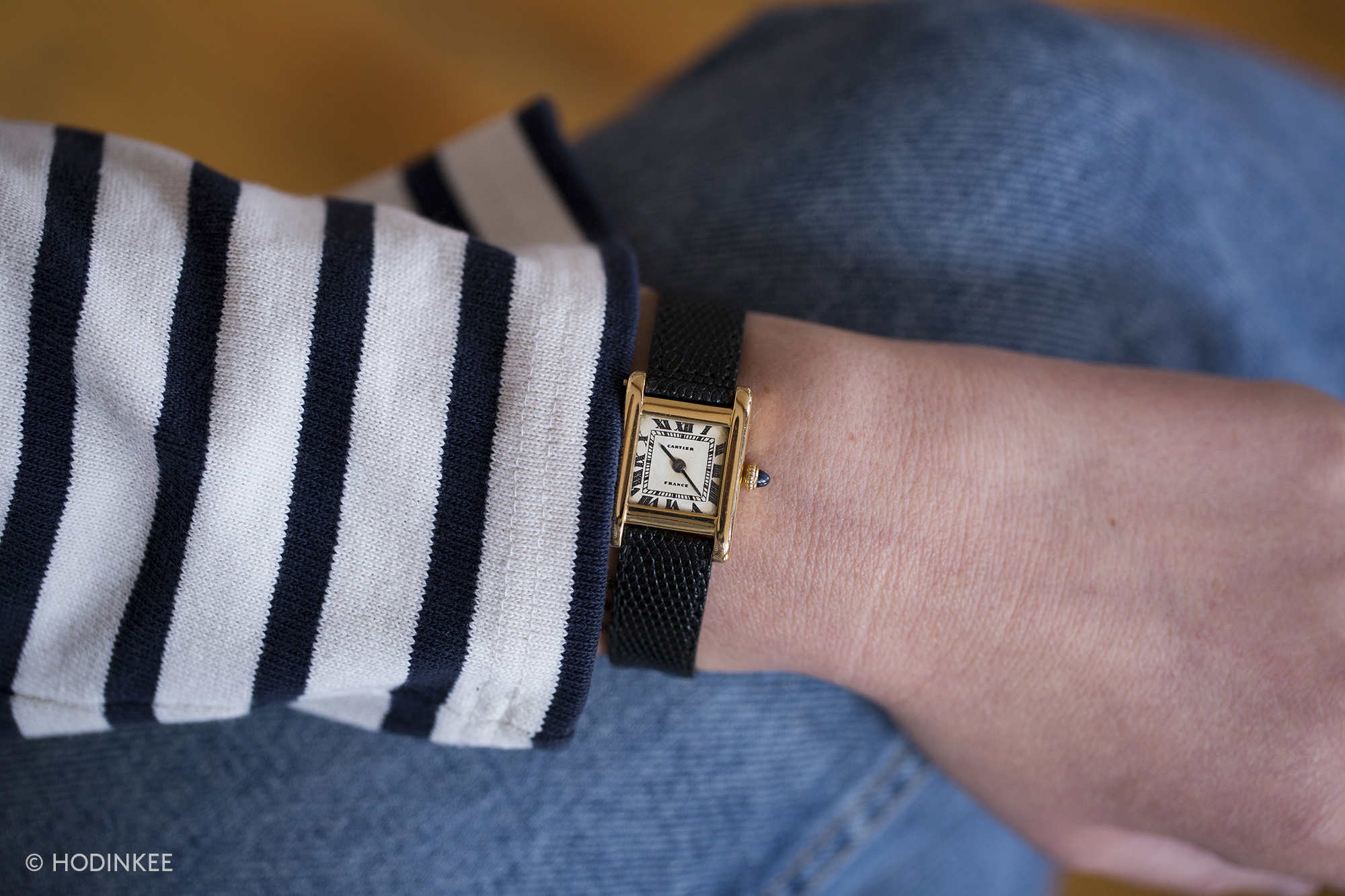 Jackie Kennedy Cartier Tank Wrist Shot