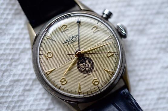 up-close shot of Vulcain Cricket with Presidential Seal