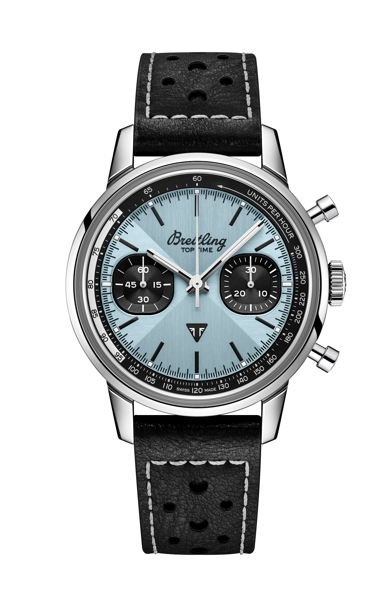 The dial of the Breitling Top Time Triumph