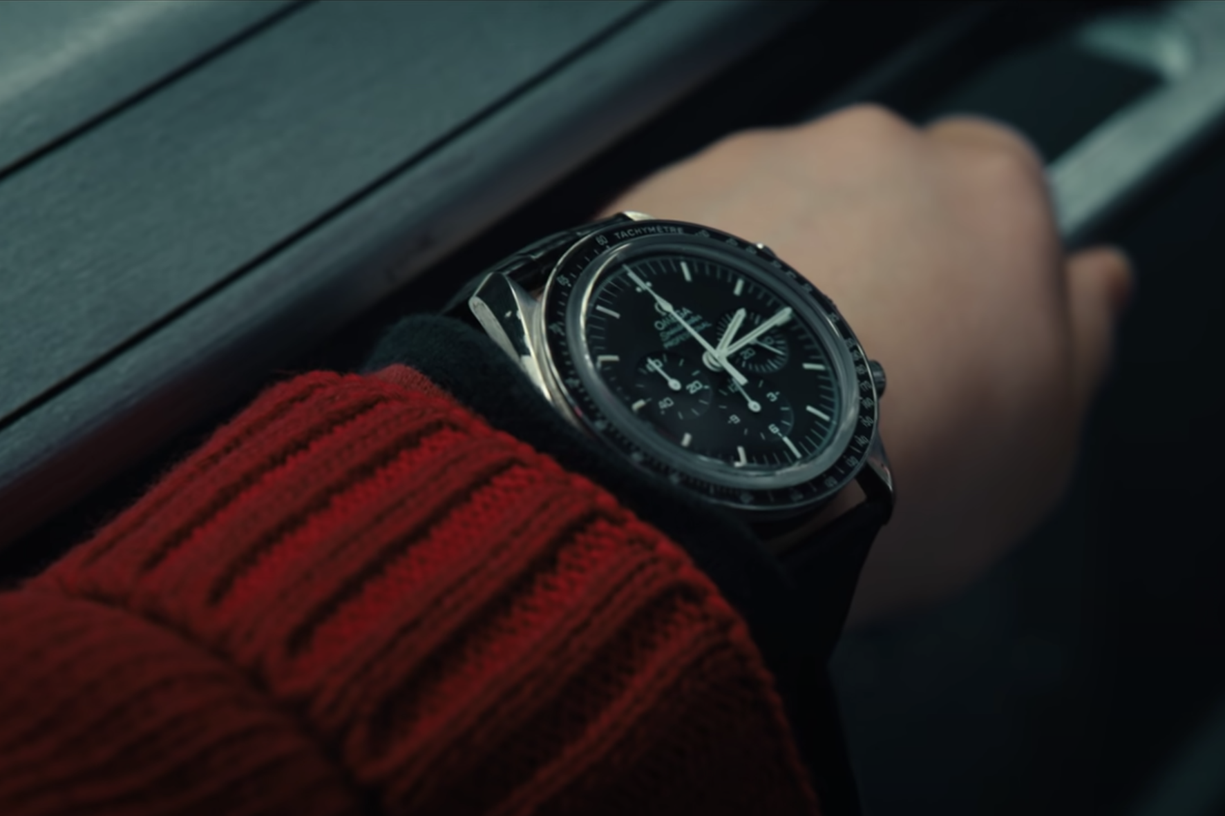 Omega Speedmaster on wrist