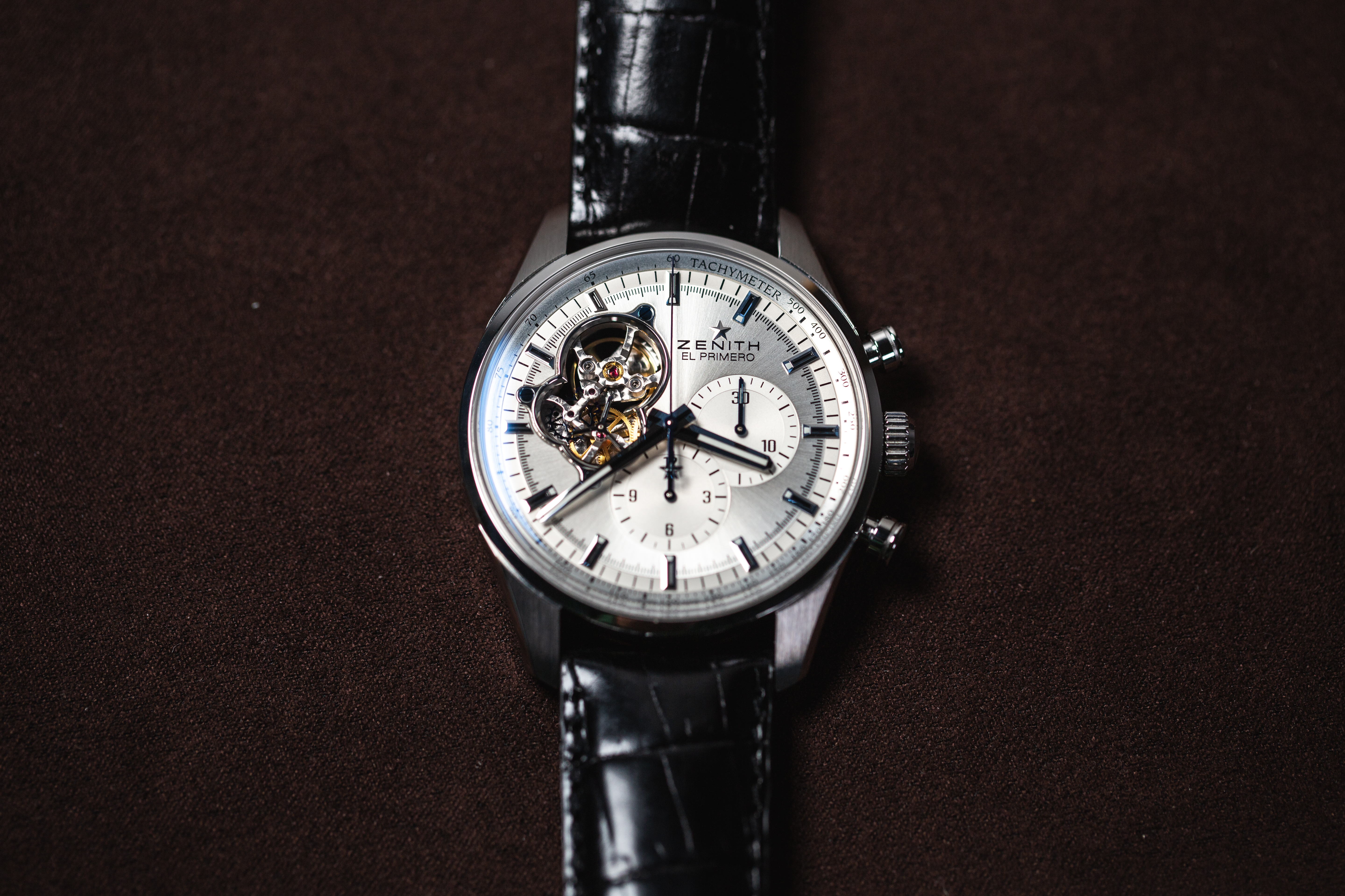 A pre-owned Zenith Chronomaster Open