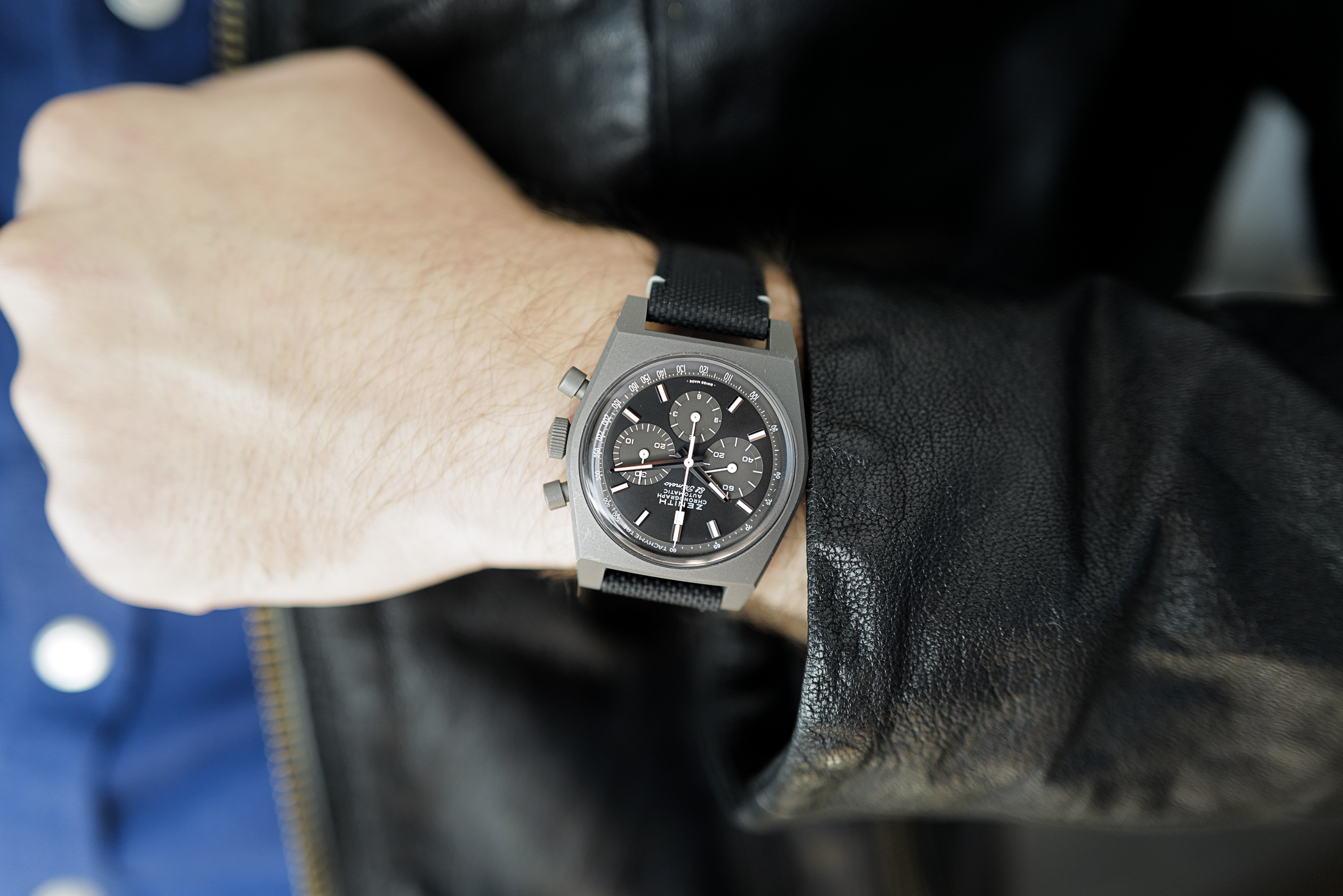 Zenith Revival Shadow on wrist