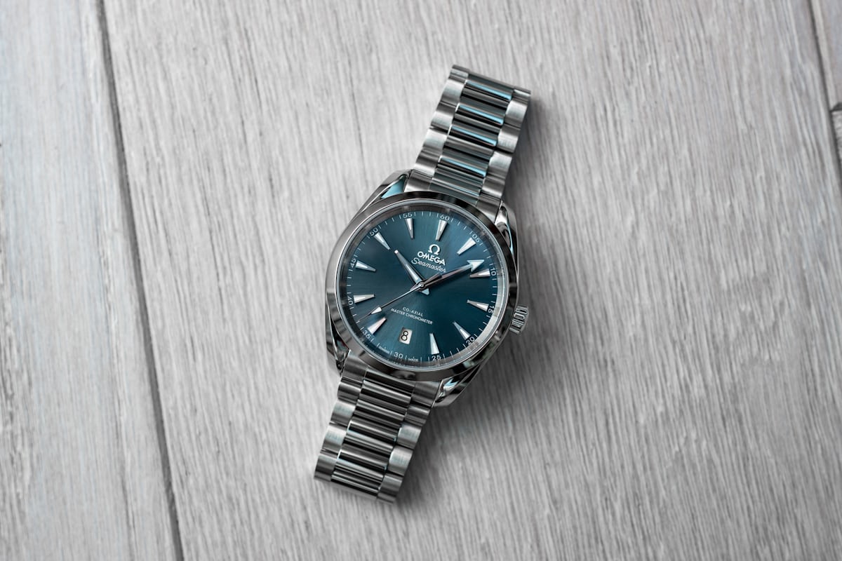 the blue 38mm AT on a table